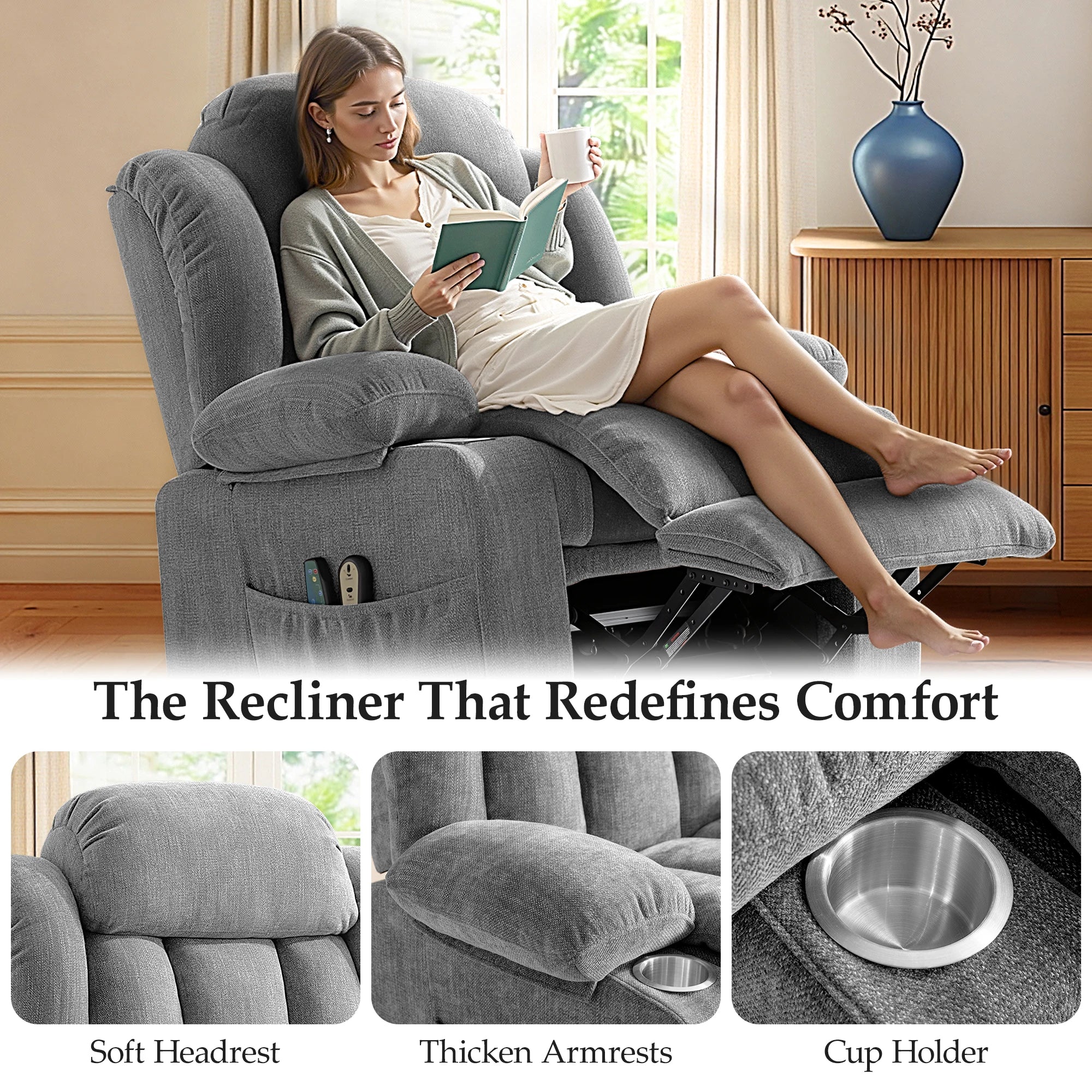 Power Lift Recliner Chair for Elderly