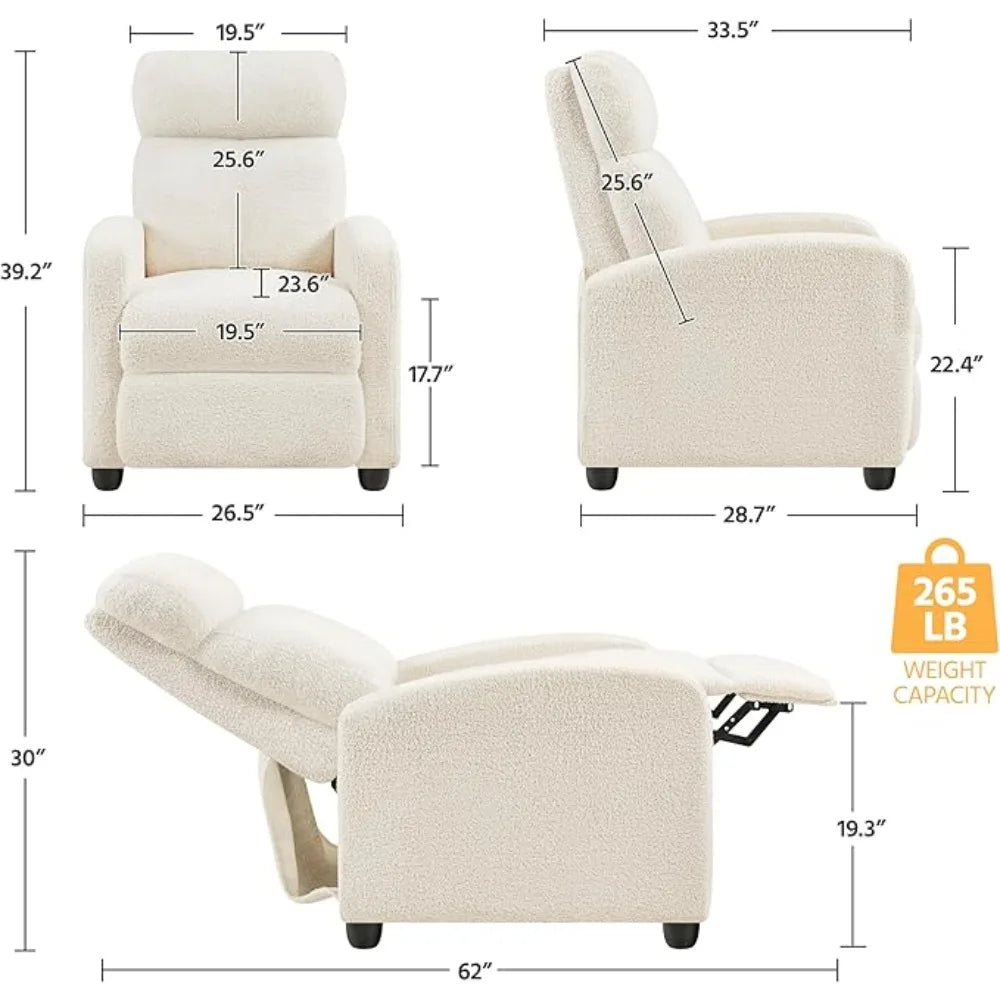 Fabric Recliner Chair