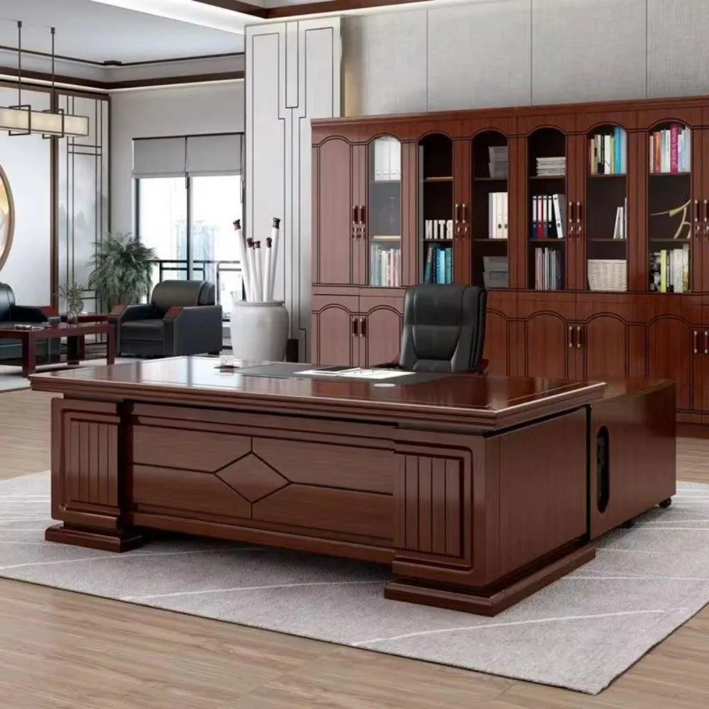 Executive Office Solid Wood Desk