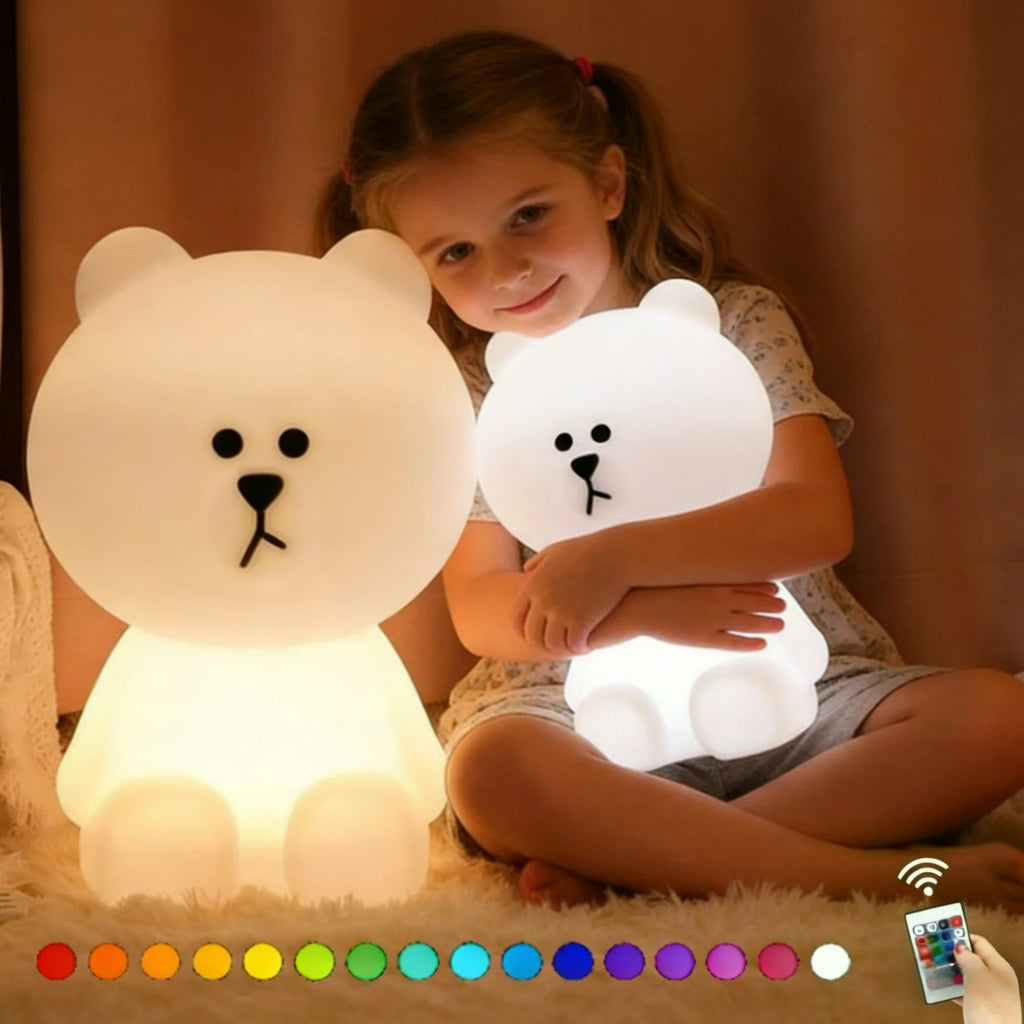 LED Cute Bear Night Lamp