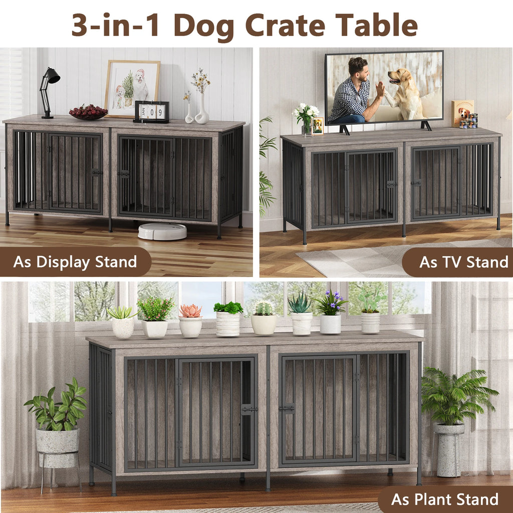 Heavy Duty Dog Crate Furniture for 1/2 Dogs