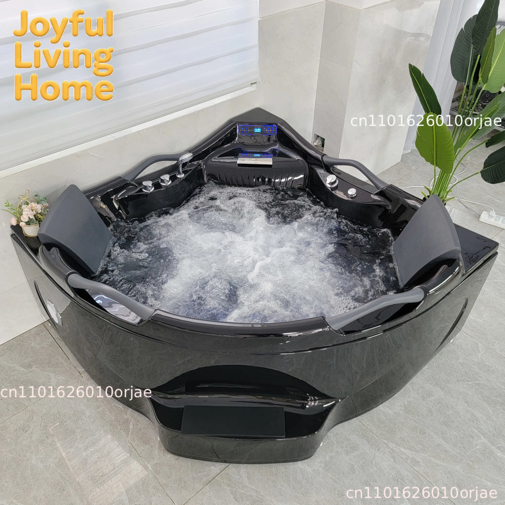 Black Acrylic Massage Bath Tubs Bathtubs & Whirlpools