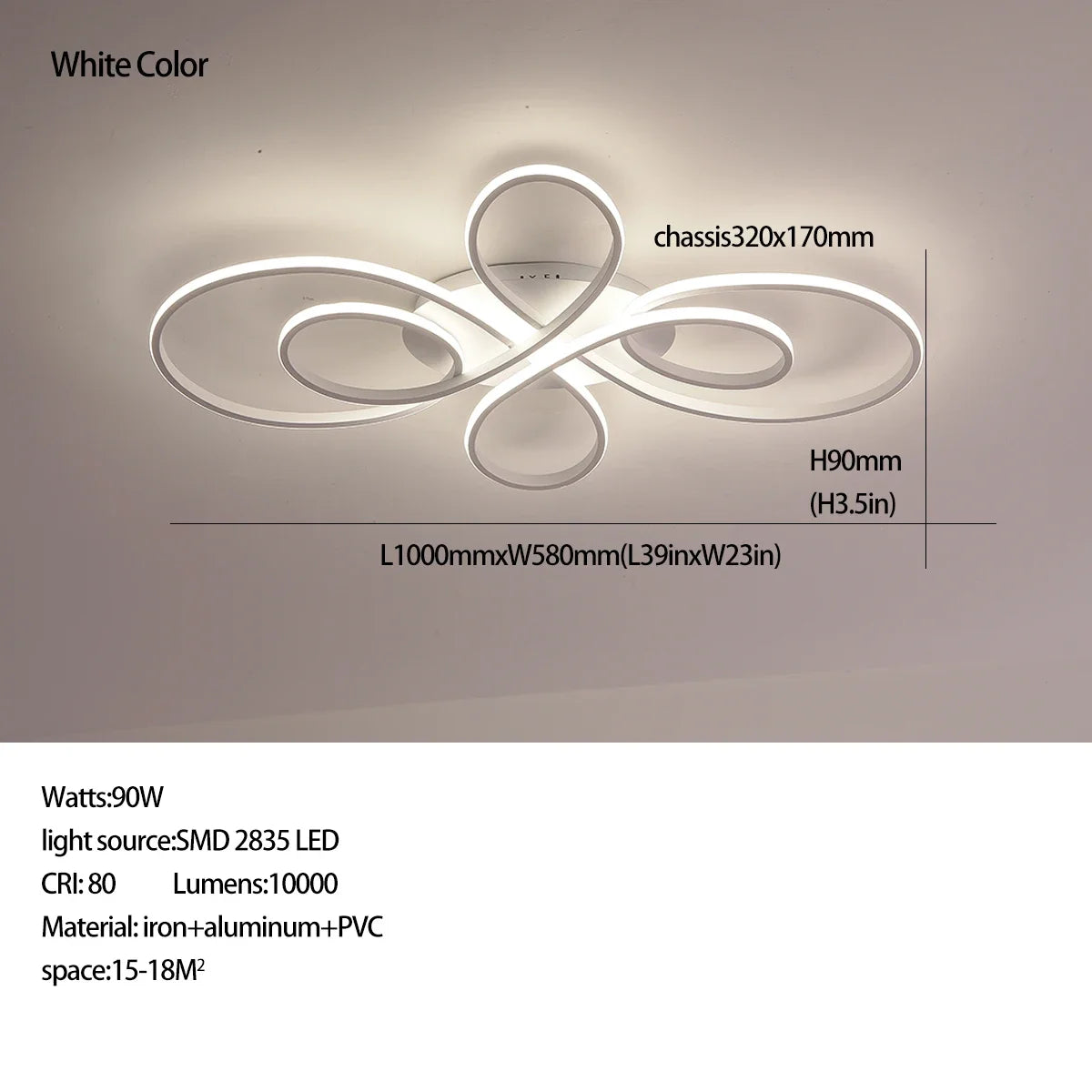 China's Knot Modern Simple Chandelier