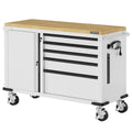 5-Drawer & 1-Door Rolling Tool Chest, Power Strip, Locking System