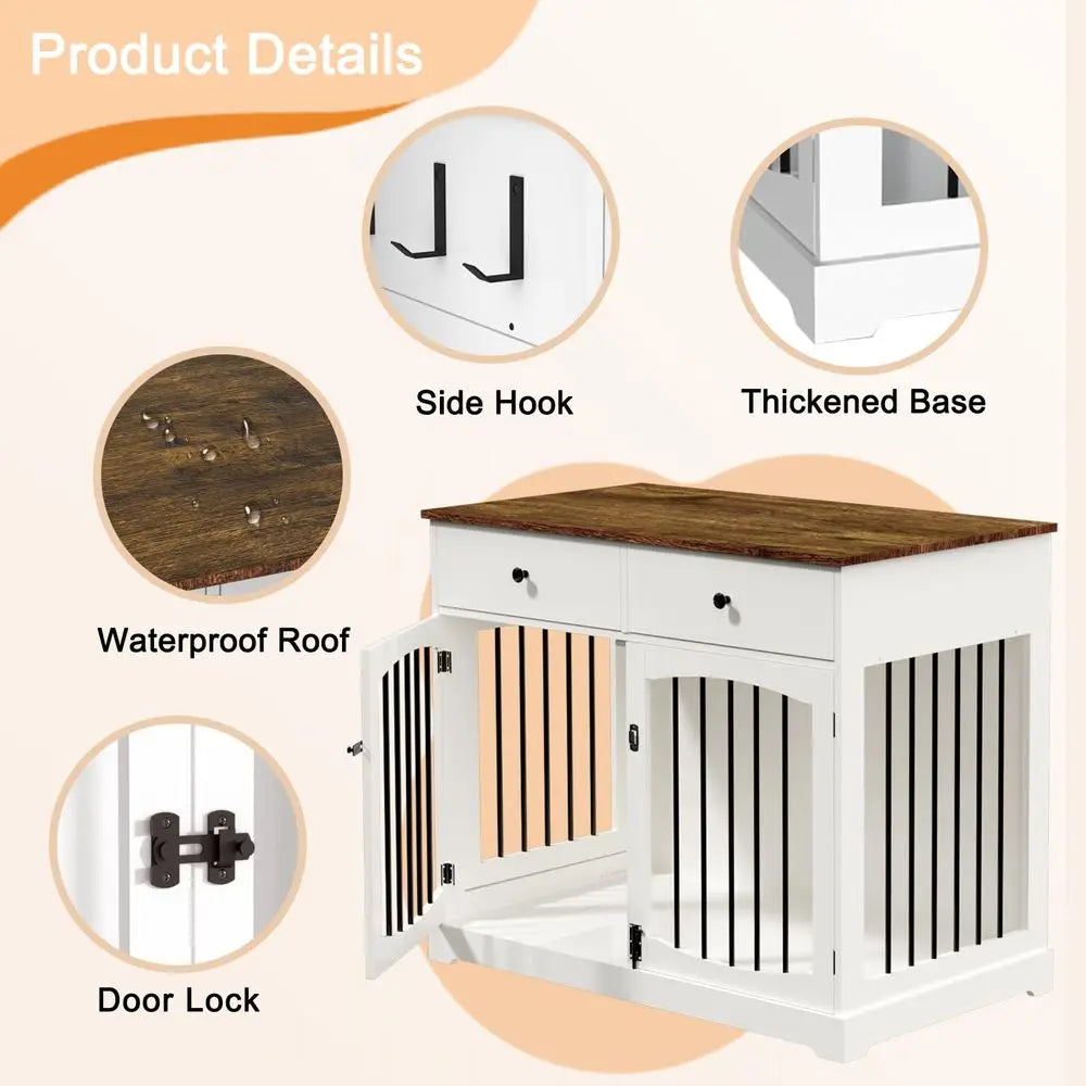 Dog Crate Farmhouse Dog Furniture