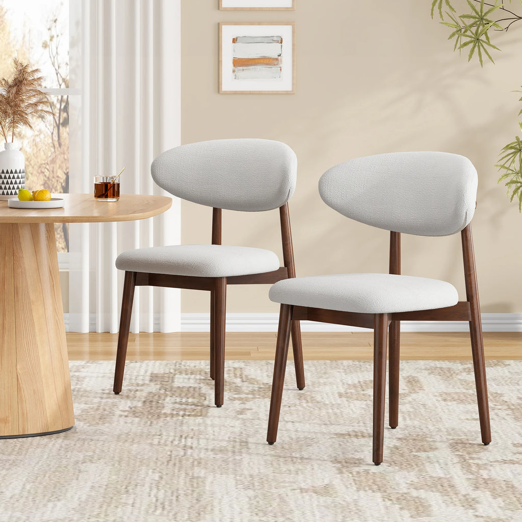 Farini Solid Wood Dining Chairs Set of 2
