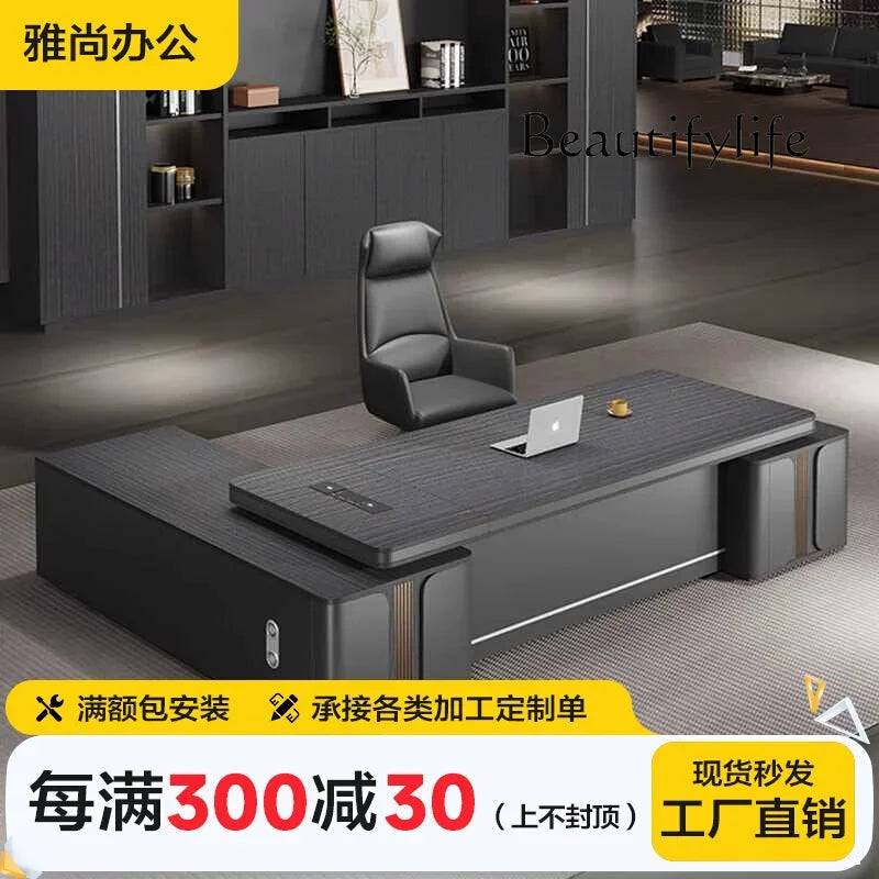 Boss Office Desk And Chair Combination