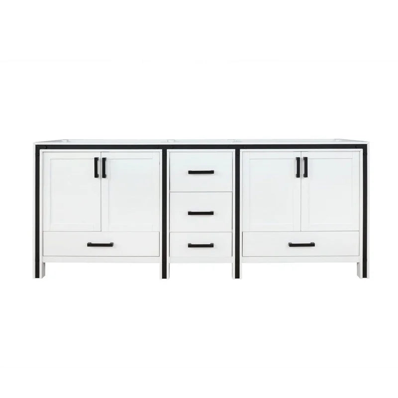 White Double Bathroom Vanity