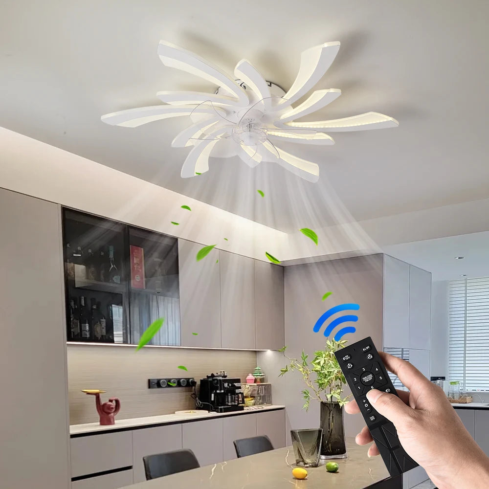Dimmable Ceiling Fan with Light and Remote Control