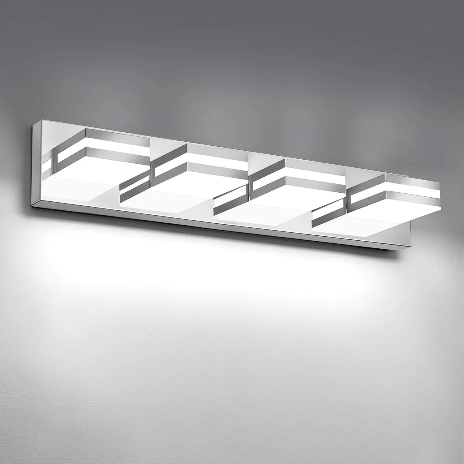 4-Light Dimmable LED Bathroom Vanity Light