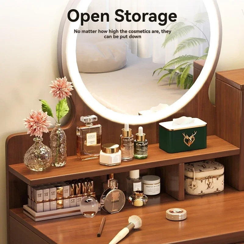 New Chinese style light luxury dressing table, bedroom dressing table
