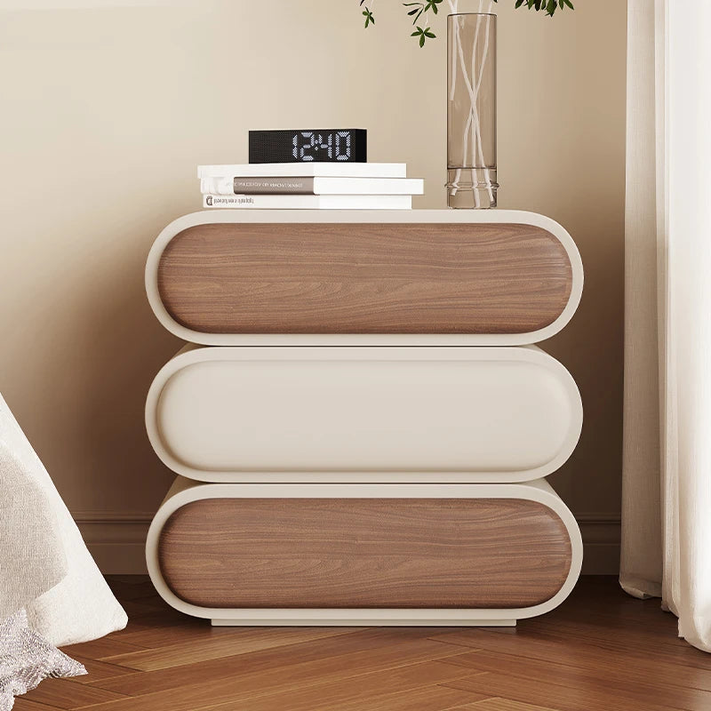Unique Aesthetic Modern Design Bedside Table Elegant Nightstands