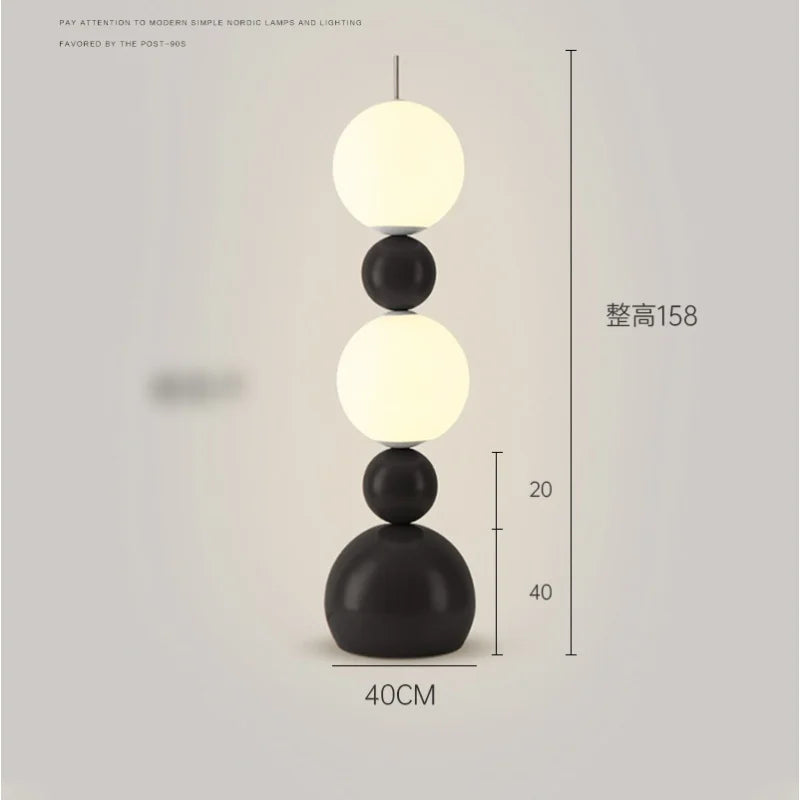 Italian Designer Gourd Standing Floor Lamp