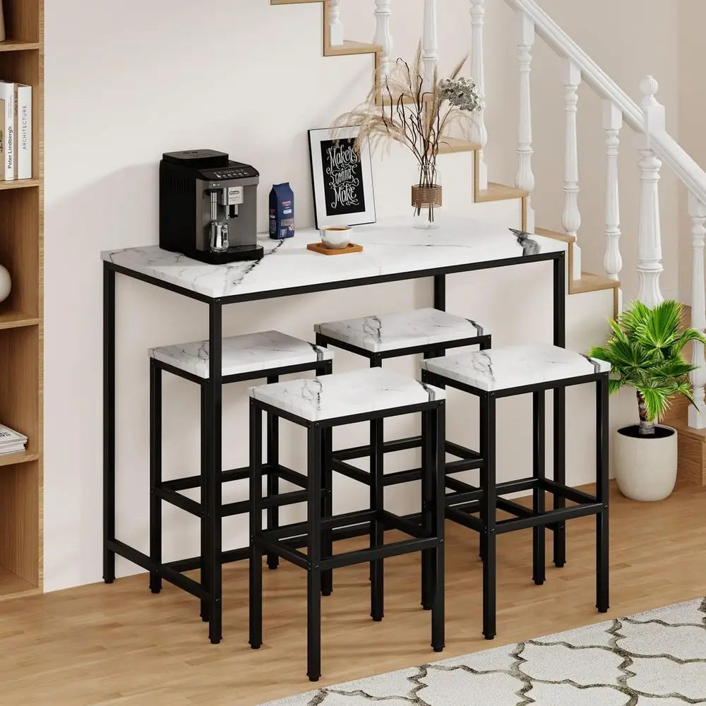 5 Piece Bar Table Set