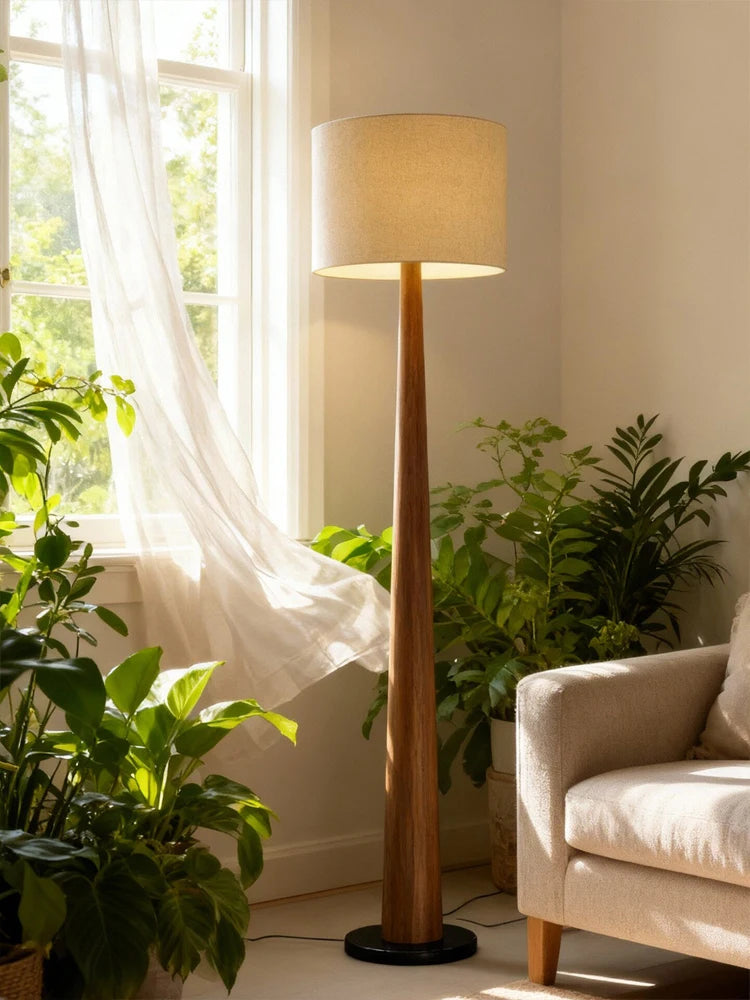 Luxury Modern Large Wood Floor Lamp