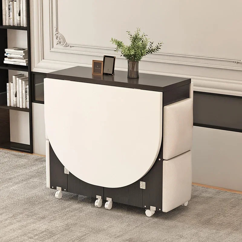 Italian Folding Dining Table 4 Stools