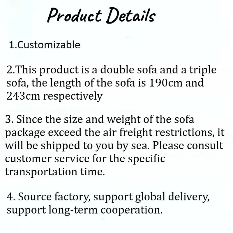 Compressed Vacuum Sofa, comfortable Double and Triple Sofa