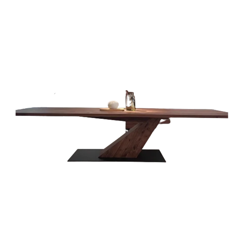 Design Modern Italian Luxury Wooden Table Chairs Sets