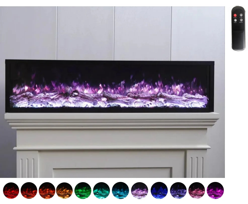 1200mm Customized CE Decor Flame Electric Fireplace Heater I