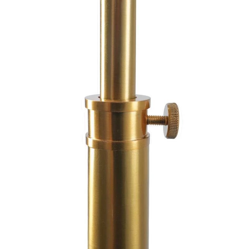 Minimalist Floor Lamp, Slim Standing Light with Neutral Shade,