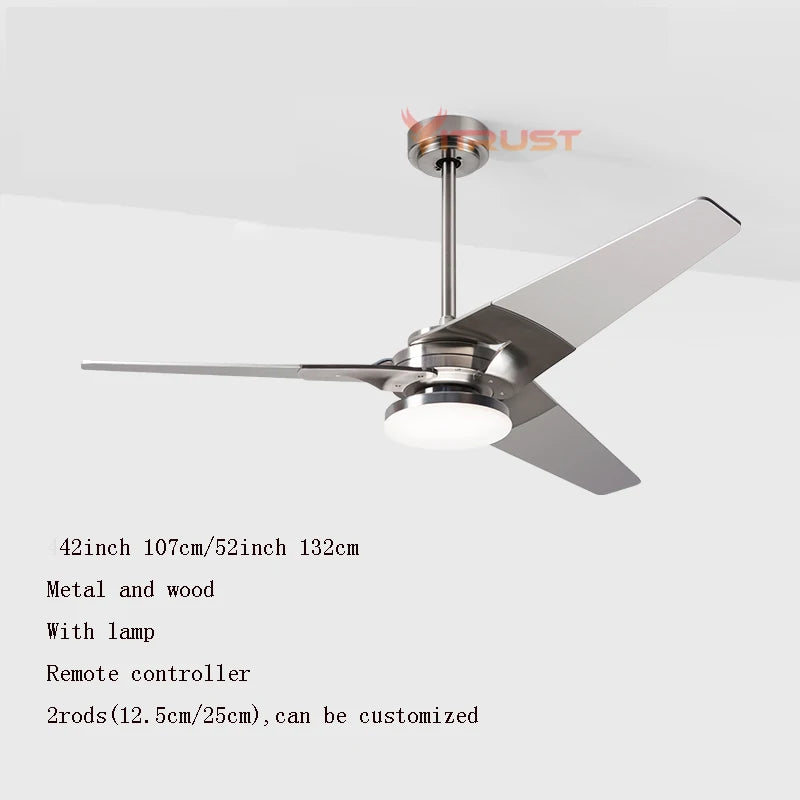 Modern Wooden LED Ceiling Fan
