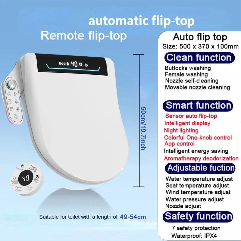 Japanese Instant Heating Smart Bidet Toilet Seat