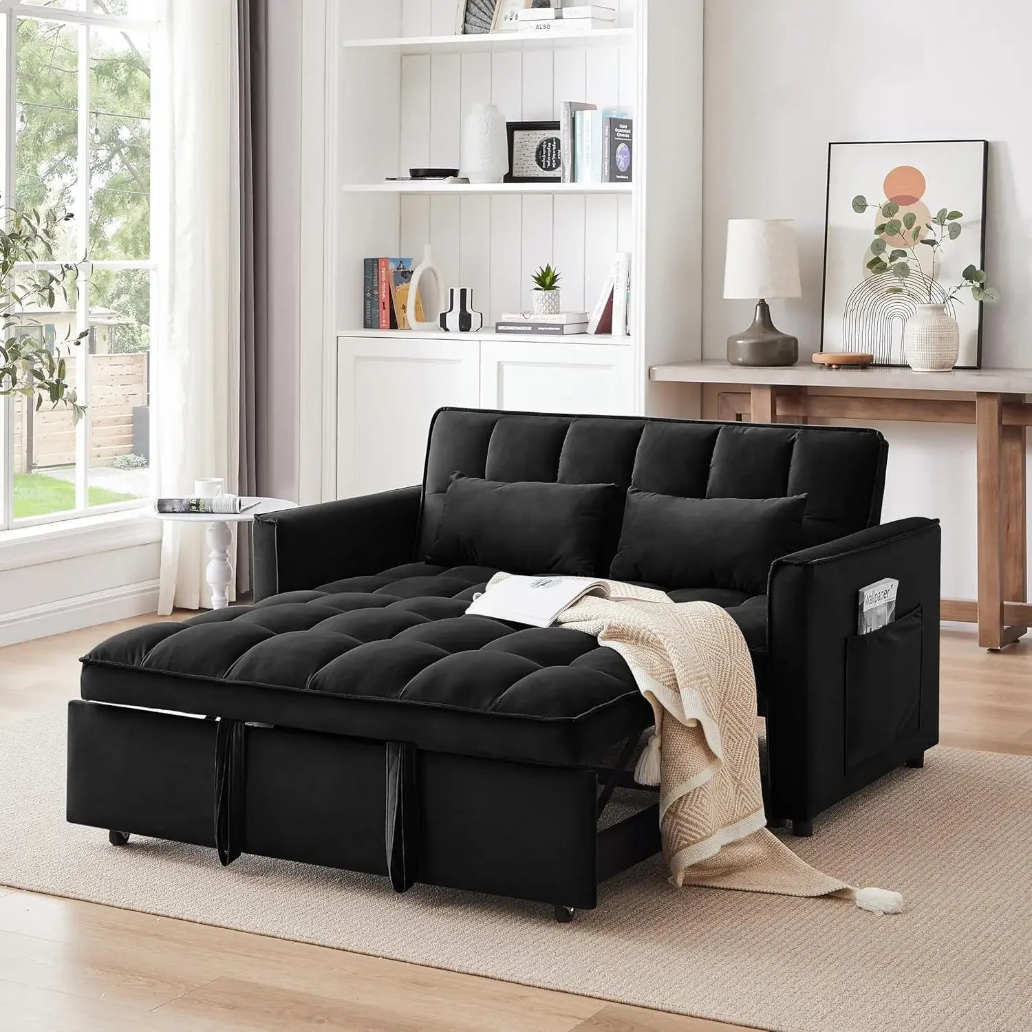3 in 1 Convertible Sleeper Sofa Bed