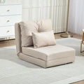 Convertible Sleeper Chair with Adjustable Backrest