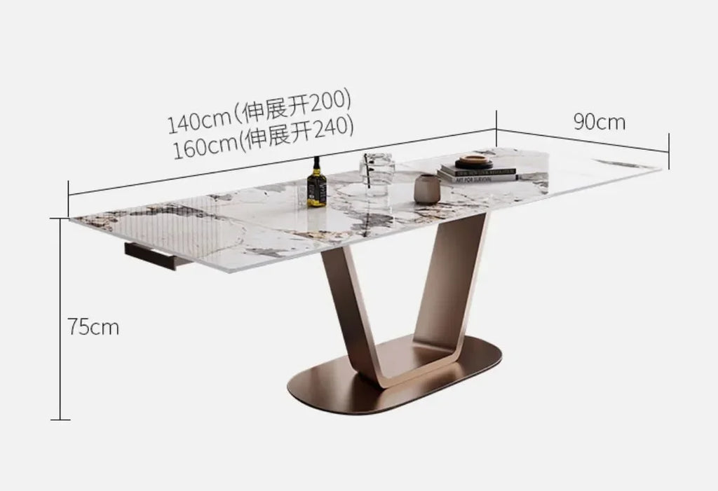 Premium  Modern Customized Extendable Dining Table