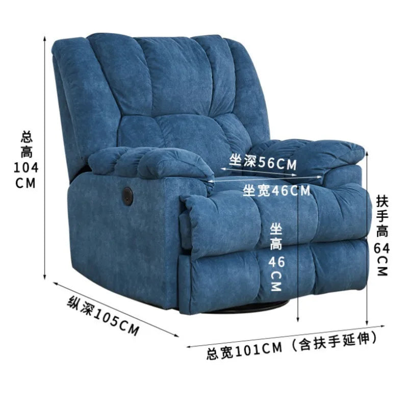 New Sofa Modern Electric Fabric Recliner