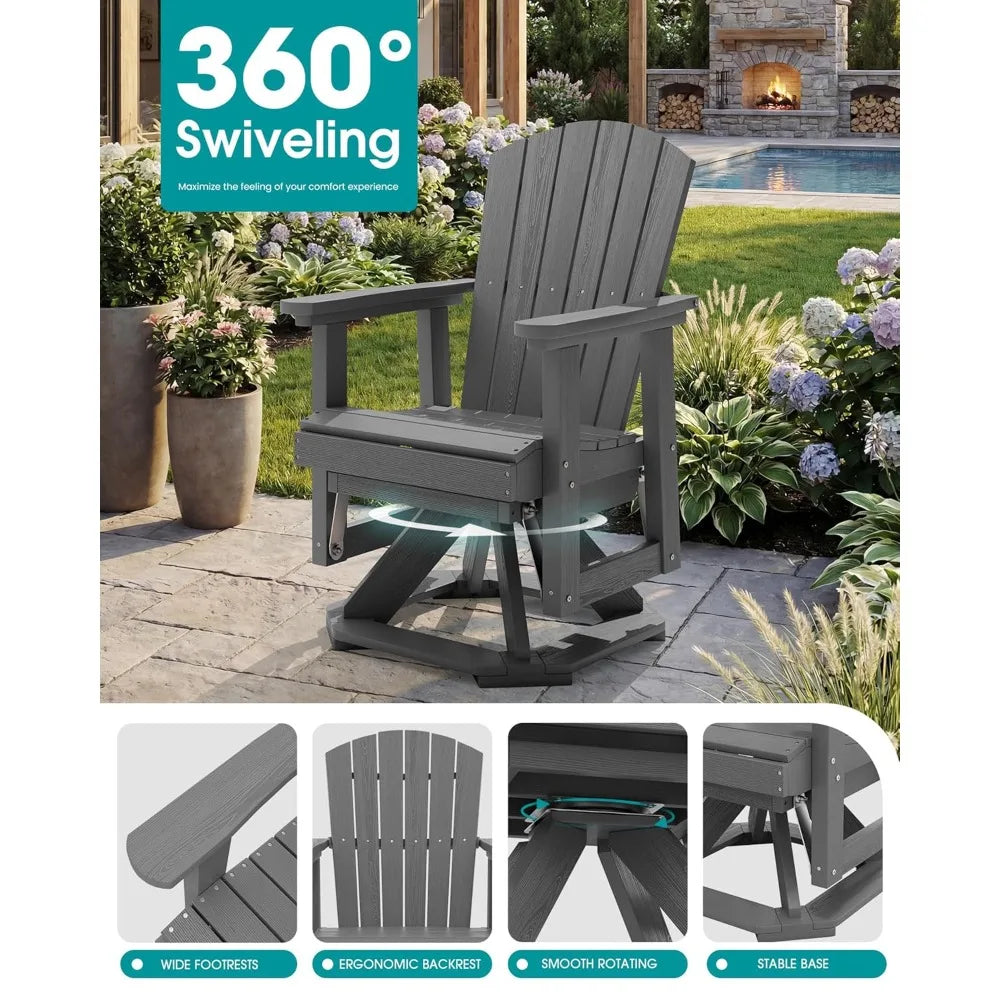 Adirondack Swivel Glider Chair