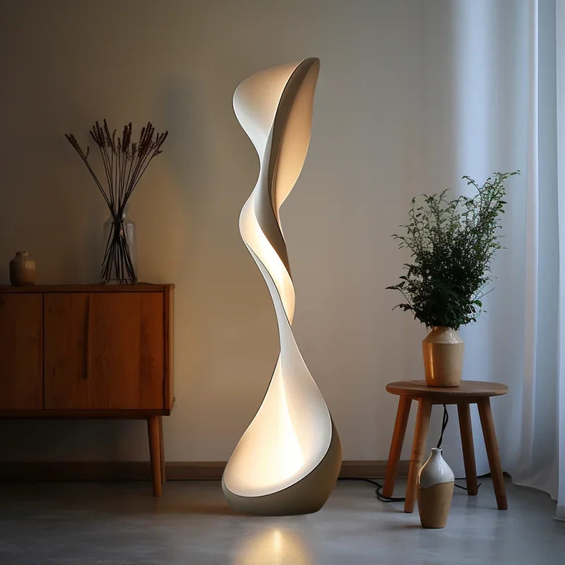 New upright sculpture floor lamp