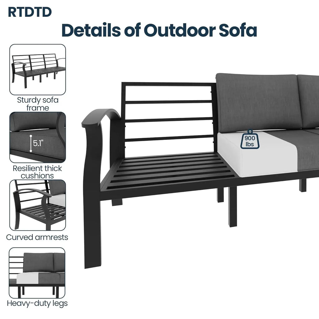 Aluminum Outdoor Patio Furniture Set