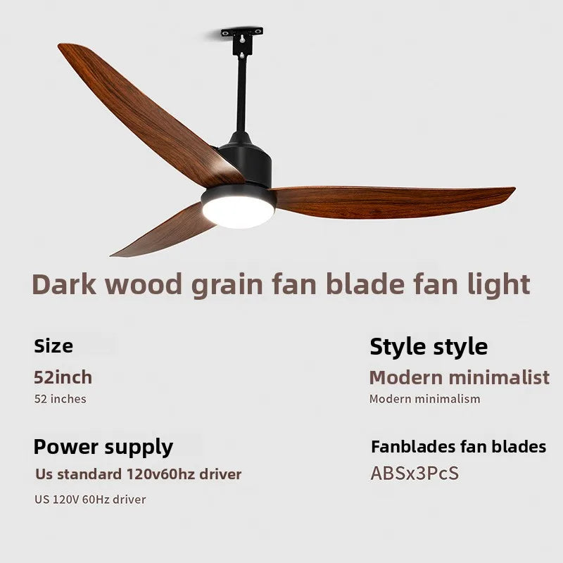 Waterproof Ceiling Fan with LED Light for Outdoor