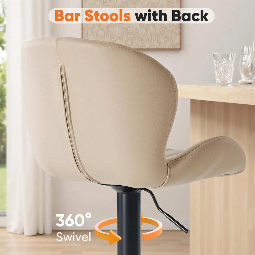 Modern 360° Swivel Dining Chairs Set of 2