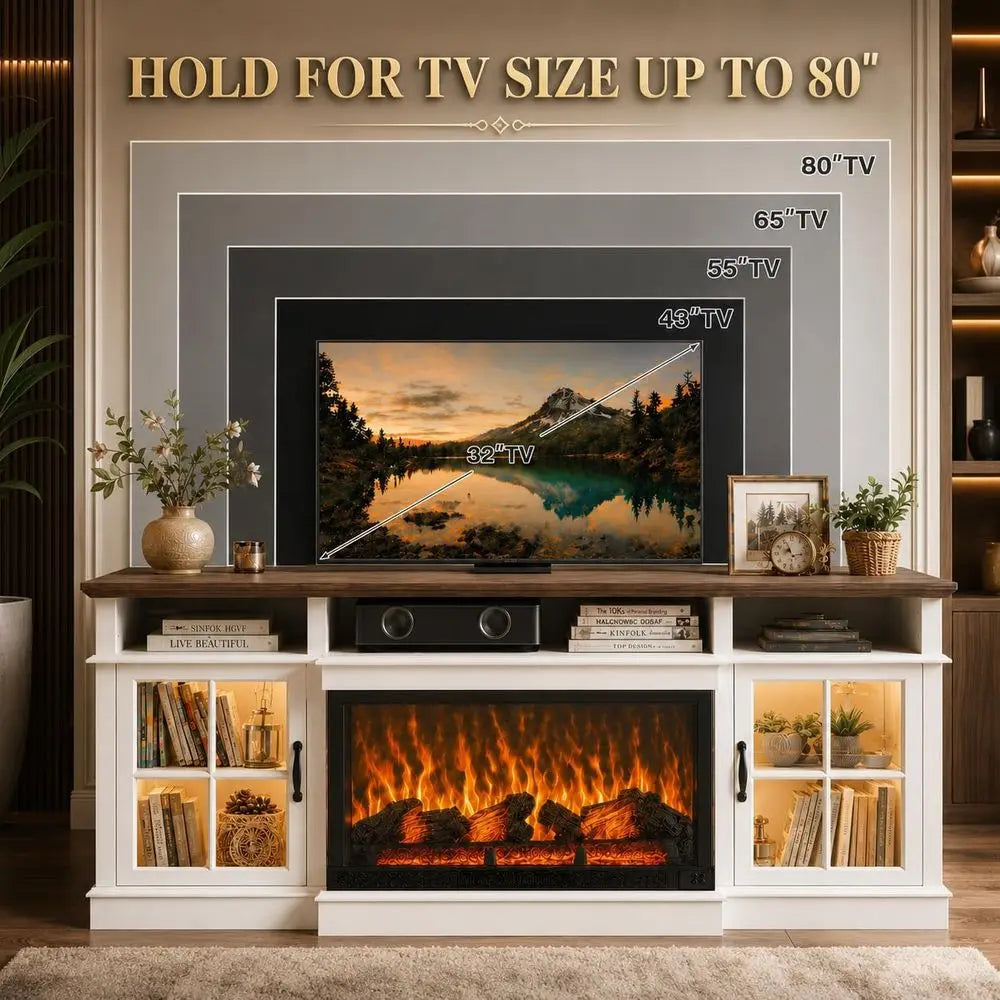 70-80 LED-lit Media Center