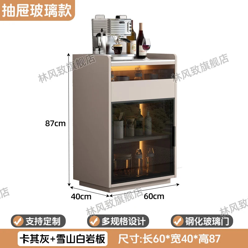 Modern Dining Room Buffet Cabinet with LED