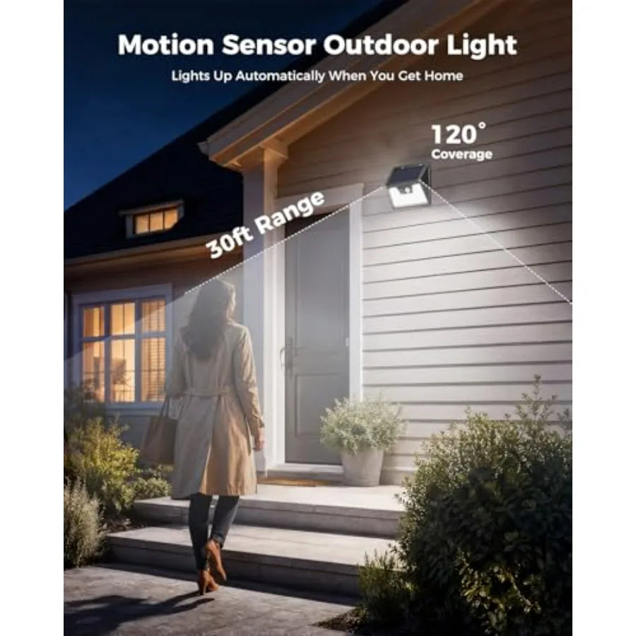 Solar Lights Outdoor Motion Sensor,