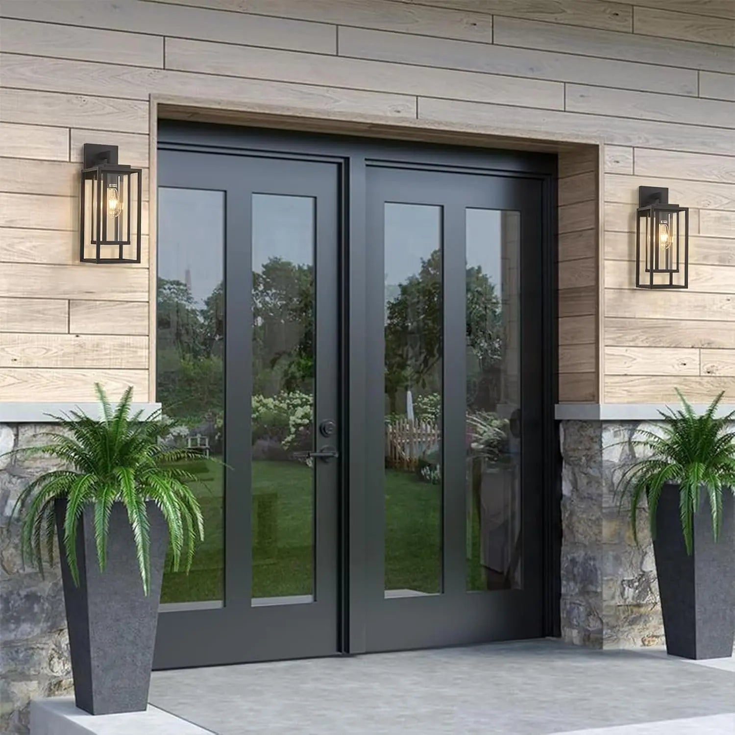 Outdoor Wall Light Fixtures Waterproofed Exterior