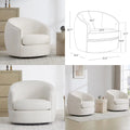 Swivel Barrel Chair