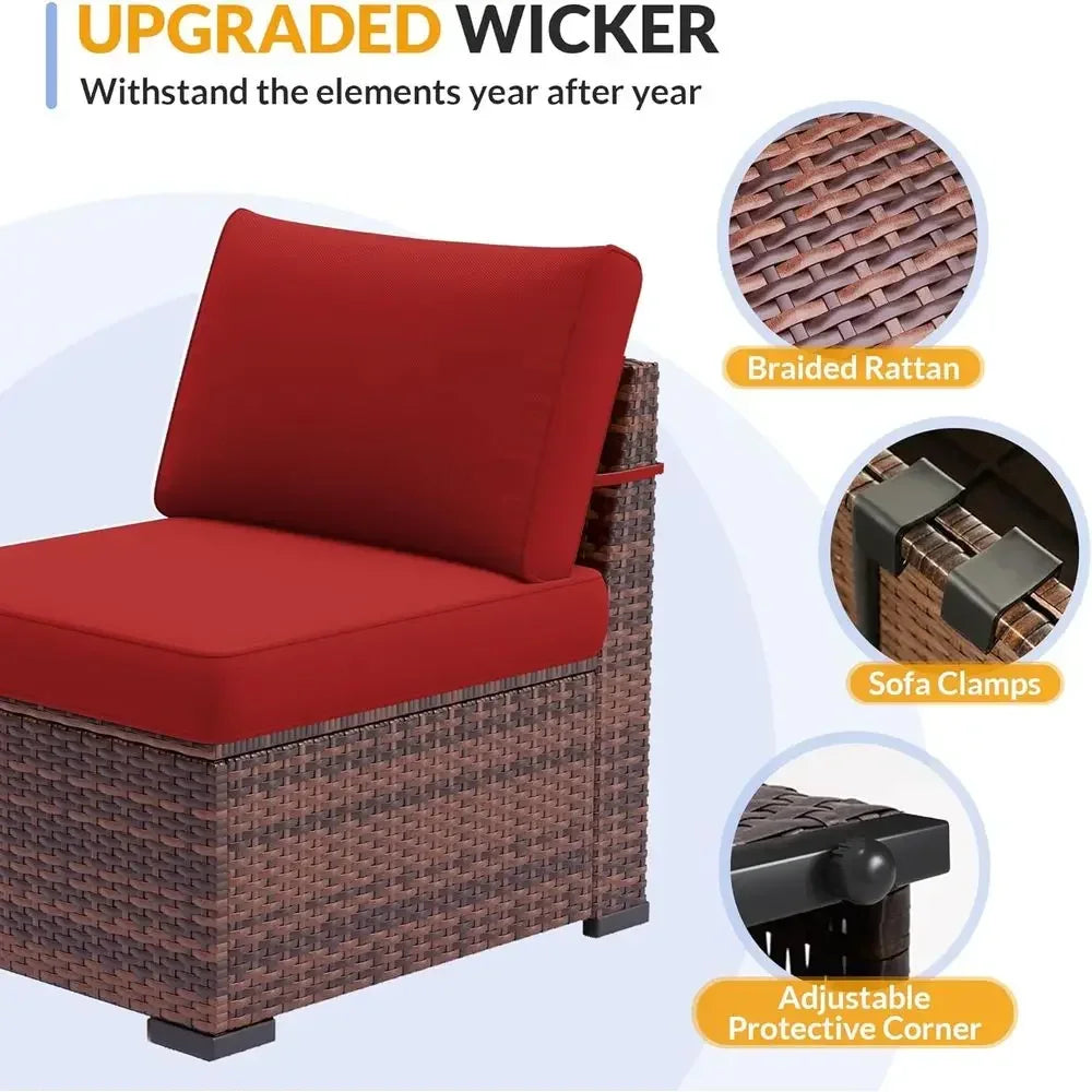Patio Furniture Set, 7 Pieces Outdoor