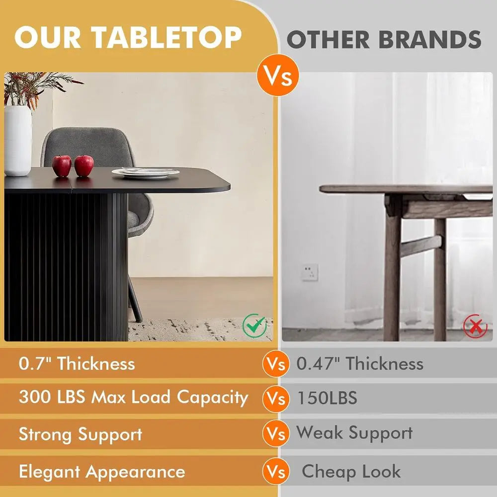 63 Modern Pedestal Dining Table