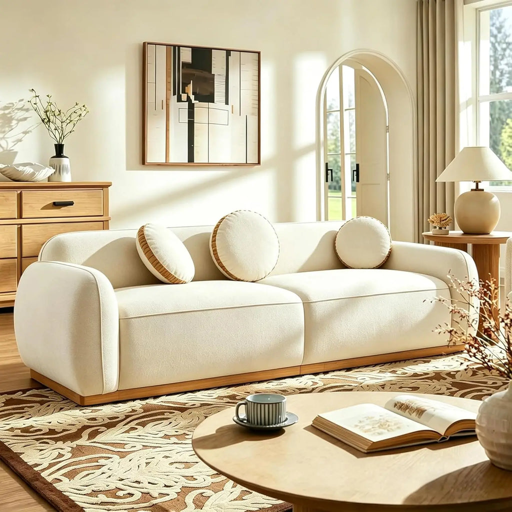 91” Modern Couch Cloud Sofa,