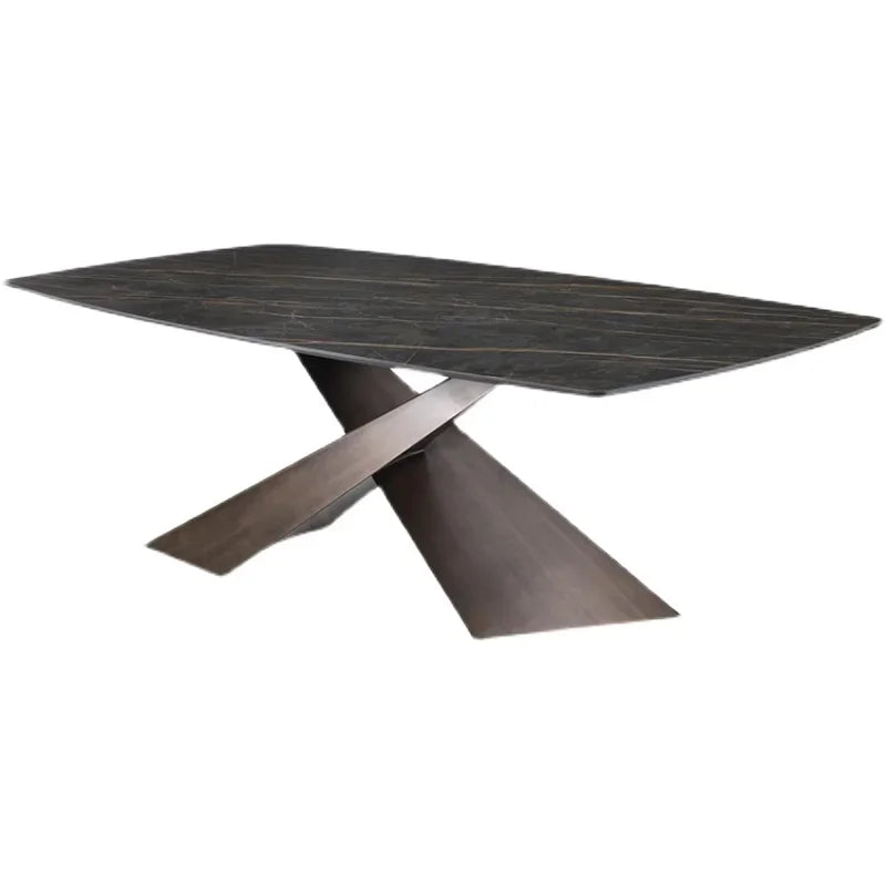 Italian Light High Quality Luxury Minimalist Dining Table