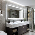 LED Bathroom Mirror with Lights, Anti-Fog, Dimmable, Backlit