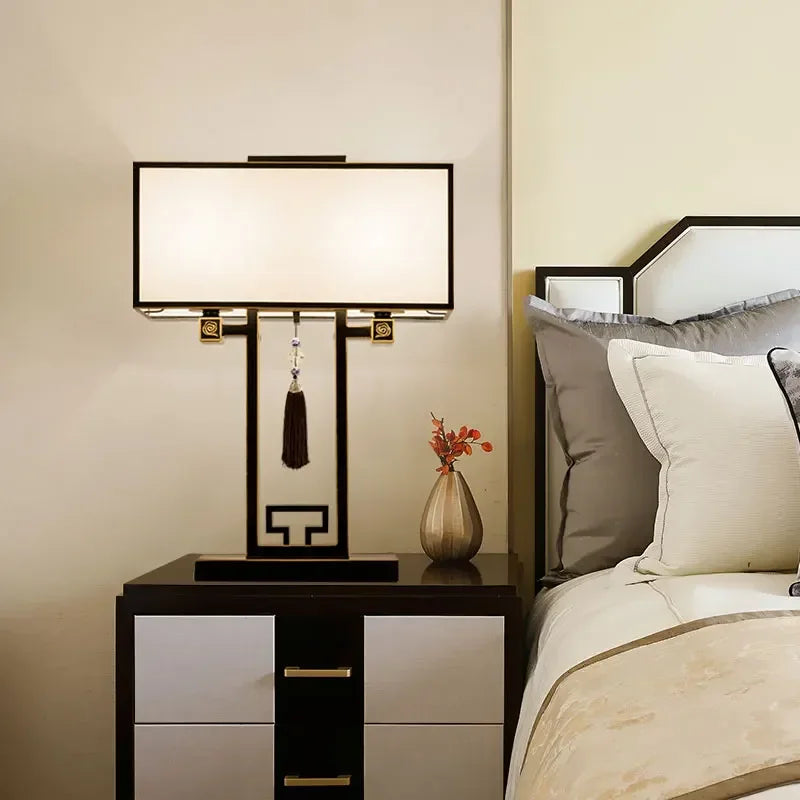 Chinese Style Desk  Bedside Table Lamp