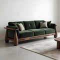 Minimalist New Chinese Style Solid Wood Living Room Sofas