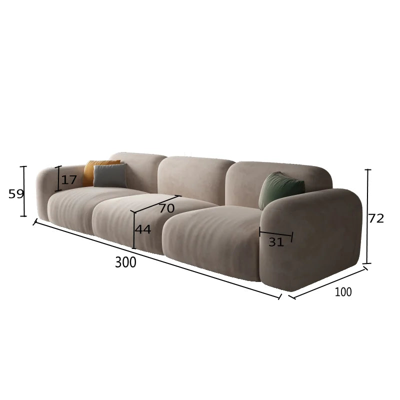 Relaxing Double Living Room Sofas Nordic Classic