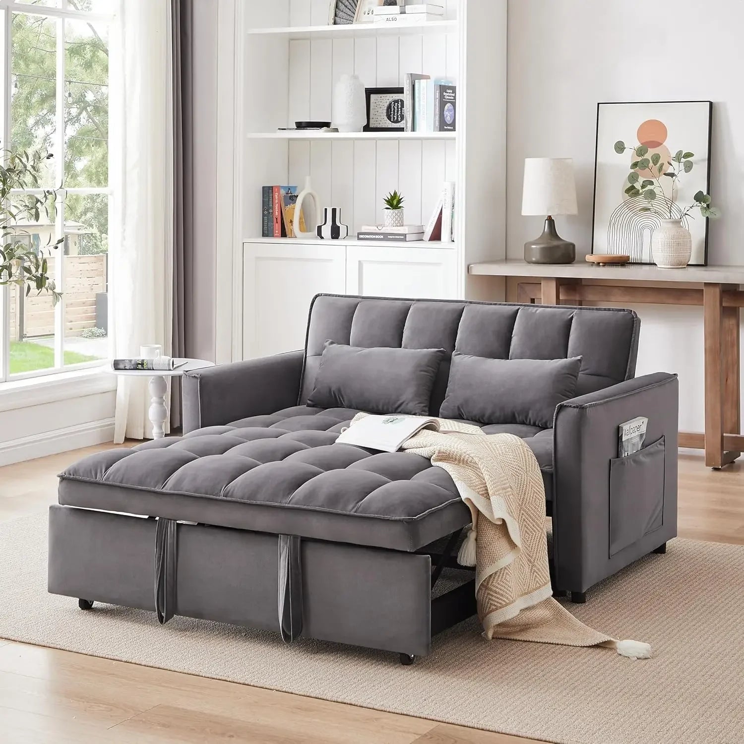 3 in 1 Convertible Sleeper Sofa Bed