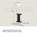 Ancient Style Standing Floor Lamp  with Table
